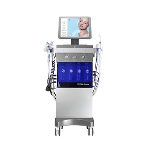 14 IN 1 Hydro Microdermabrasion Skin Lifting Facial Machine Water Dermabrasion Spa Deep Cleaning Oxygen Aqua Peeling Machine