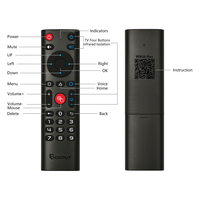 Nuevo Boxput BPR3S Plus Series 2,4g BT Control remoto Giroscopio de 6 ejes Aislamiento infrarrojo de voz OTA Ratón de aire inalámbrico OEM ODM