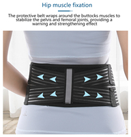 Ceinture pelvienne pour adultes Ceinture étroite de l'articulation de la hanche pour adultes-Soutien lombaire de base et protection confortable Bandage de la hanche