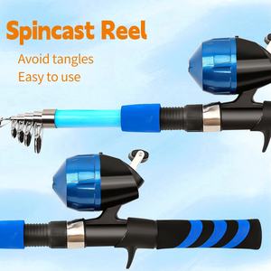 Canne à pêche télescopique portable pour enfants, combo moulinet, best-seller transfrontalier, utilisation multi-environnements, vente en gros - Product Image 3