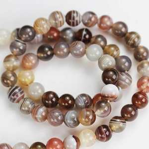 Pulsera Elástica de Piedras Preciosas de Ágata del Golfo Pérsico de Alta Calidad, Naturales, de 6/8/10 mm, con Cuentas de Energía de Ensueño - Product Image 2