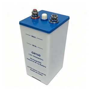 Batterie rechargeable alcaline nickel-cadmium (NiCD) à faible décharge KPL150 1.2V 150AH GN150 KL150P IEC60623 pour alimentation de secours - Product Image 1
