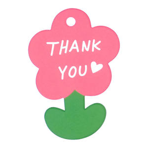 Creative cute flower blessing message hanging tag piccola <span class=keywords><strong>carta</strong></span> fresca per il giorno della dea del giorno dell'insegnante - Product Image 4