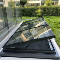 Fenêtres et portes en aluminium, fenêtres de toit à double vitrage pour maisons, non brisables, coulissantes, à ouverture verticale