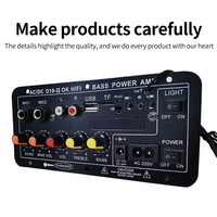 D10-II 30W Mono Bluetooth Ev Tipi Amplifikatör Kartı Ekranlı USB Araç İçi
