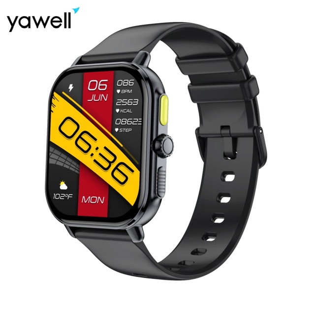Yawell Smart Watch Factory Wholesale Big Screen Touch Sport Fitness Health Android Fashion Waterproof Men P107 Smart Watch 2025