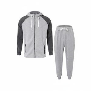 ชุดวอร์มสำหรับผู้ชายชุดออกกำลังกาย2ชิ้น - Product Image 1