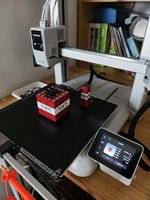 Printer 3D Anycubic Kobra X Multicolor 600mm/s Kecepatan Tinggi dengan Printer FDM 4 Warna Terintegrasi dan Kamera AI Auto Leveling