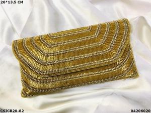 Luxury Bridal Ethnic Leather <b>Clutch</b> Bag Satin Lined Evening Party Bag with Box Envelope Patterns Handbag Purse <b>Wedding</b> Parties - Product Image 2