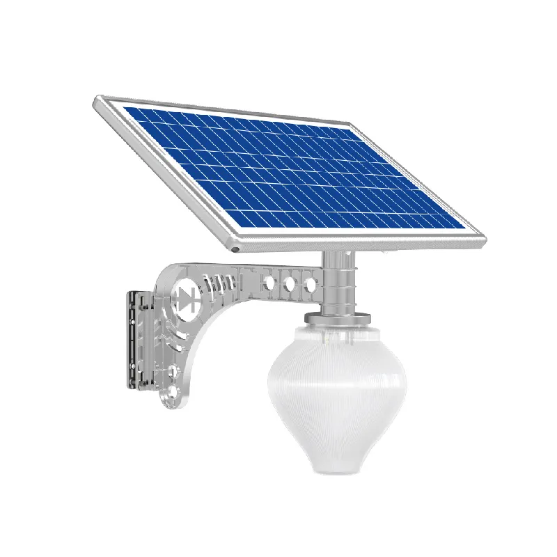 Lampu Taman tenaga surya, lampu luar ruangan dengan LiFePO4 3500k IP66 15W, lampu banjir surya