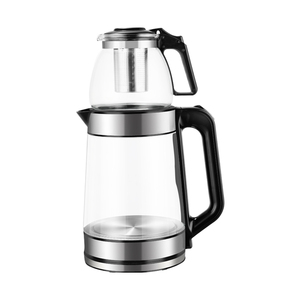 1.8L Double Wall Smart Glass <b>Kettle</b> Portable Household and Hotel Use Colored Double Wall <b>Kettle</b> - Product Image 1