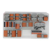 Connecteurs Push-in gris et Orange, à épissure rapide, vente en gros, livraison gratuite