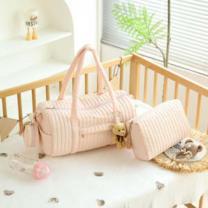 Bolsa de Viaje de Gamuza Acolchada Personalizada con Logotipo para Mujer, Bolsa de Gimnasio, Bolsa de Fin de Semana, Bolsa de Hombro con Correa Cruzada - Product Image 3