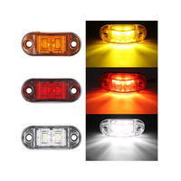 Nouvelles feux de gabarit latéraux pour camions, feux de largeur de véhicule 12V-24V, LED étanches, feux latéraux pour camions
