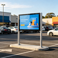 Affichage extérieur lcd IP65 haute luminosité et écrans d'affichage numérique pour système de télécommande mural publicitaire