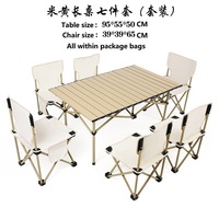 Tables et chaises pliantes de Camping chaises d'extérieur Table Pliante Portable outils ultralégers équipement de pique-nique bureau