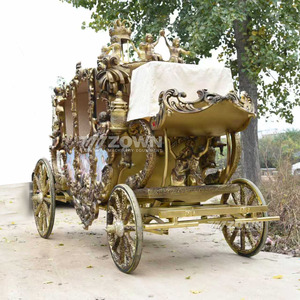 Nuevo Diseño 2026: Carruaje Eléctrico Real para Bodas, Estilo Princesa Cenicienta, sin Caballos, 4 Ruedas, 4-6 Asientos, para Paseos Turísticos y Bodas Románticas - Product Image 6