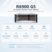R6900 G5机架式服务器 4U定制交换机 可扩展内存 云存储计算 动态防火墙服务器 文件中心