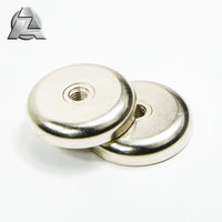 Travail du bois ferrite matériau magnétique disque anneau bloc fraisé base ronde néodyme pot aimant pour meubles menuiserie