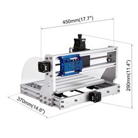 Zhong Hua Jiang bureau 3 axes 300X180X45mm 3018-PROVer bureau CNC routeur Machine pour la sculpture sur bois coupe du métal