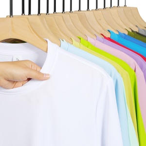 เสื้อยืดกีฬาแห้งเร็วลายตาราง ป้องกันแสงแดด UPF 50+ ระบายเหงื่อ คอทรงโอ สำหรับฤดูร้อน ออกกำลังกายกลางแจ้ง ใส่ลำลอง รับสกรีนโลโก้ - Product Image 3