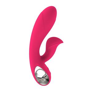 Vibrador silencioso con mango de control de vibración de 7 frecuencias de silicona para el punto G, tipo varita, para adultos. - Product Image 4