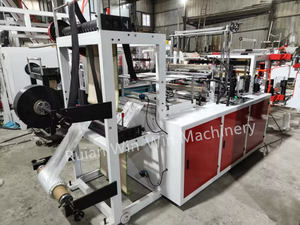 Hai lớp PE T-Shirt Túi phẳng trên cuộn Máy làm PE Túi Máy cắt - Product Image 5