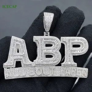 Icecap Mode Bijoux Glace Out Pendentif Offre Spéciale Pass Diamant Testeur VVS Moissanite Diamant Hip Hop Bijoux Pendentif