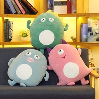 Haute qualité personnaliser petits monstres de Style Kawaii oreillers jouets en peluche bébé réconfortant jouets en peluche animaux de personnage/dessin