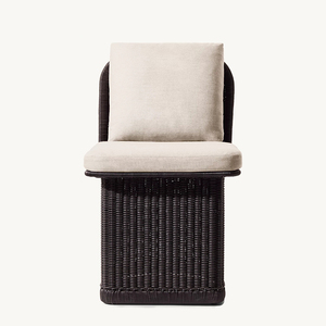 Ensemble de salle à manger en rotin pour jardin, mobilier d'extérieur en rotin, chaise et table pour patio ou hôtel - Product Image 5