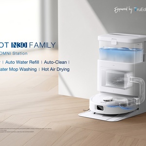 Robot de nettoyage intelligent N30 Pro Omni à prix abordable avec séchage à air chaud, balayage, lavage, auto-nettoyage pour poils d'animaux domestiques - Product Image 4