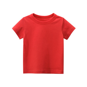 Ropa de Bebé, Ropa para Niños Pequeños, Niña, Niño, Verano, Cuello Redondo, Color Sólido, Camiseta, 2021, Lista para Usar - Product Image 3