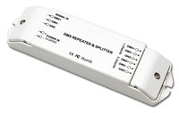 Amplificador de Señal LED DMX Bincolor BC-812, Repetidor, Divisor de Señal RDM