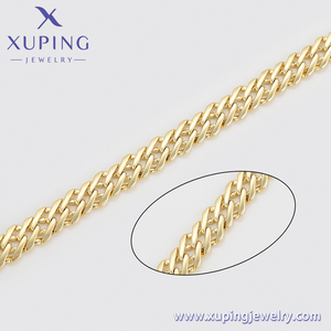 Gioielli 001103702 XUPING collana a catena in corda placcata in oro Unisex Hip - Hop audace accessorio quotidiano per feste - Product Image 4