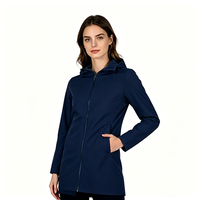 Jaket Hoodie Panjang Sedang Semua Musim Langsung dari Pabrik, Anti Kusut, Tahan Angin, Pengiriman Cepat, Mendukung OEM ODM
