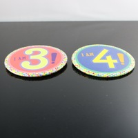 Badge personnalisé en plastique souple imprimé offset style sportif, badges de revers avec logo personnalisé