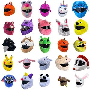 Housse de <span class=keywords><strong>casque</strong></span> de moto tout-terrain universelle, motif <span class=keywords><strong>chien</strong></span> amusant, personnalisée, en peluche, en ABS, état neuf - Product Image 4