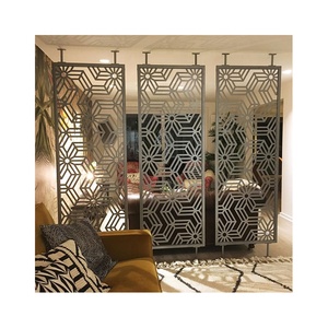 Custom Laser Cut Metal Panel <strong>Room</strong> <strong>Divider</strong> Decorated Interior Material Decorative Aluminum Dubai Hotel <strong>Room</strong> <strong>Dividing</strong> - Product Image 1