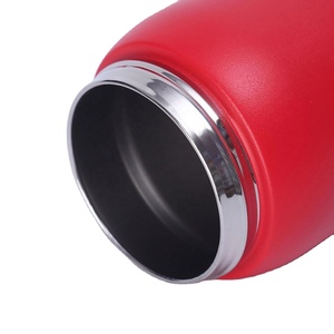 Gobelet isotherme personnalisé avec poignée - Bouteille d'eau en acier inoxydable pour l'extérieur et l'infusion de fruits - Cadeau promotionnel idéal - Product Image 3