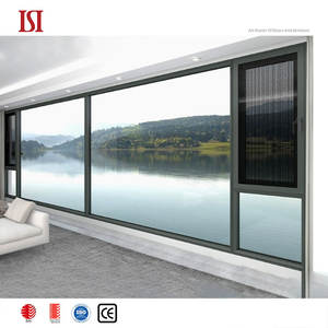 SINOALUU <span class=keywords><strong>Ventanas</strong></span> <span class=keywords><strong>de</strong></span> aluminio <span class=keywords><strong>de</strong></span> doble acristalamiento Insonorizadas Impacto Exterior Abatible Rotura térmica Acero inoxidable Hogar moderno a prueba <span class=keywords><strong>de</strong></span> viento - Product Image 1