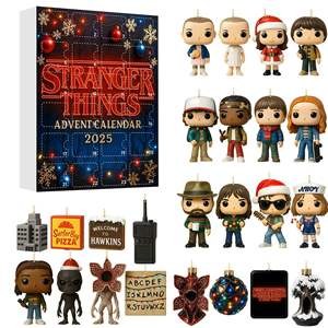 <span class=keywords><strong>24</strong></span> pièces/ensemble Calendrier <span class=keywords><strong>de</strong></span> <span class=keywords><strong>l</strong></span>'<span class=keywords><strong>avent</strong></span> Stranger Things Boîte mystère Figurine d'action pour enfants Jouets <span class=keywords><strong>de</strong></span> collection - Product Image 1