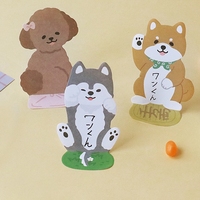 Bloc-notes mignon chat chien Kawaii, décoration, planificateur, notes adhésives, papeterie, bloc-notes, fournitures scolaires et de bureau
