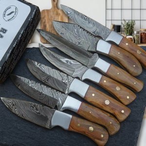 Handcrafted Damascus Steel Twist Hunter <b>Knife</b> with 58-60HRC Hardness and 3-Year Warranty for Retailers - Product Image 3