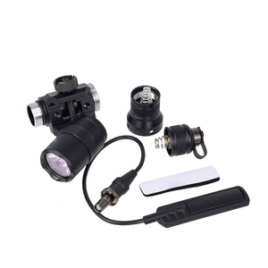 100 to 200M Range Tactical Scout <b>Light</b> Aluminum Alloy LED With <b>Remote</b> Pressure <b>Switch</b> CR123A/16340 Battery Compatible - Product Image 6