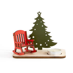 工場カスタム 木製レーザーカットサービス UV印刷付きレーザー彫刻 3D木製工芸品 - Product Image 5