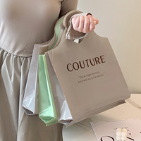 Sac de courses réutilisable en plastique, personnalisable avec logo sérigraphié, compatible micro-ondes, idéal pour boutiques de mode, cadeaux et magasins de détail - Vente chaude