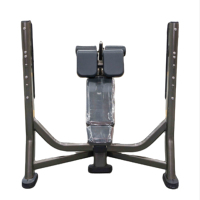 Banc de musculation incliné commercial fixe pour haltères, idéal pour l'entraînement de force des pectoraux et des épaules en salle de sport