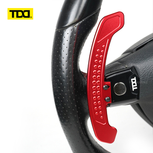 แป้นเปลี่ยนเกียร์ TDD LED แม่เหล็ก คาร์บอนไฟเบอร์ สำหรับพวงมาลัยรถยนต์ Volkswagen Golf5 MK5 MK6 GTI CC - Product Image 3