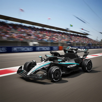 Voiture électrique pour enfants et adultes Mercedes-AMG PETRONAS F1 Team 550 sous licence officielle, kart à pédales pour l'extérieur