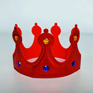 Corona de Rey Dorada para Adultos, Corona de Diamantes de Tela, Tiara de Príncipe, Gorro de Corona para Niños, Decoración para Fiestas de Cumpleaños, Accesorios para la Cabeza - Product Image 6
